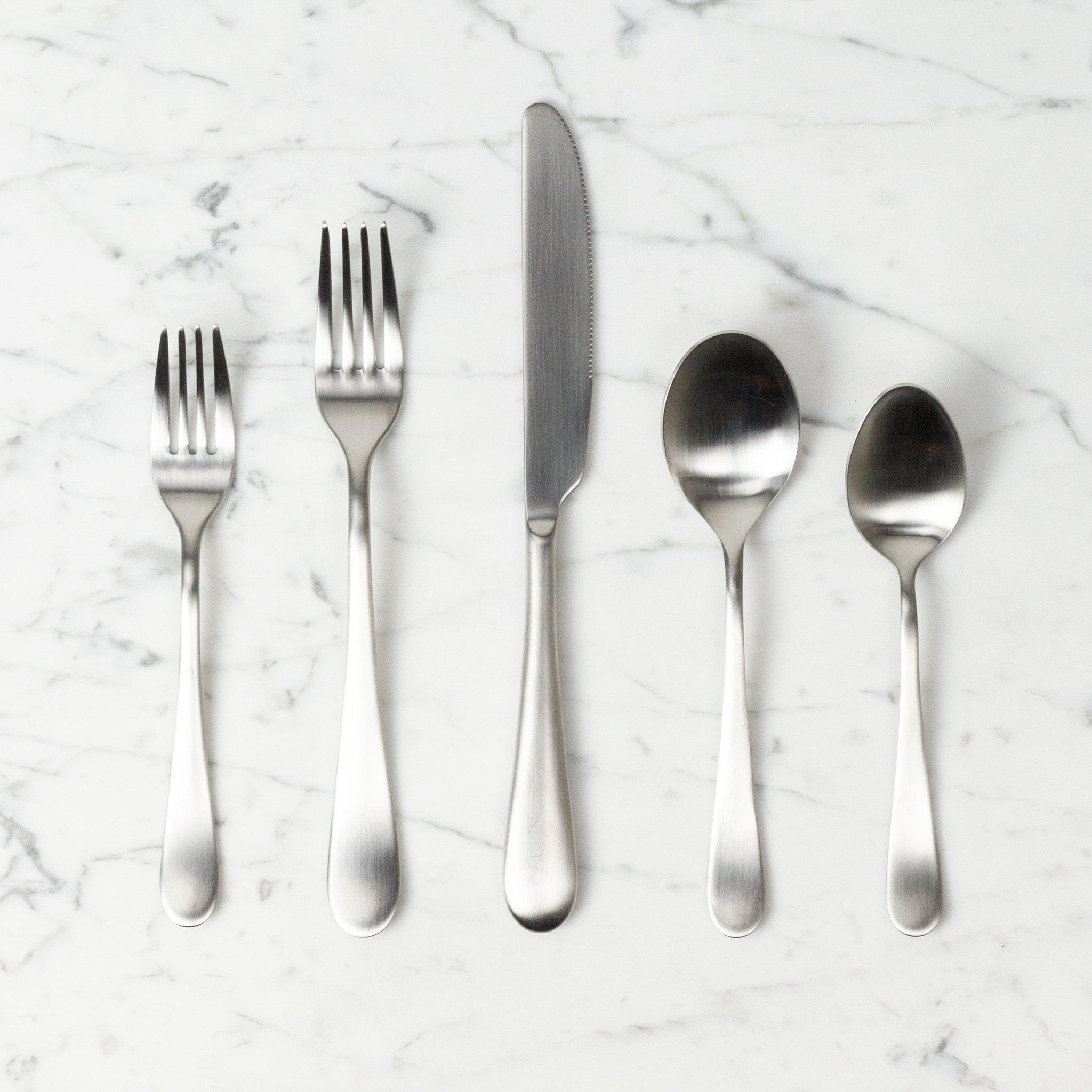 Mepra Italian 5 Piece Flatware Place Setting - Natura Ice