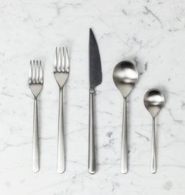 Mepra Italian 5 Piece Place Setting - Linea - Ice Finish