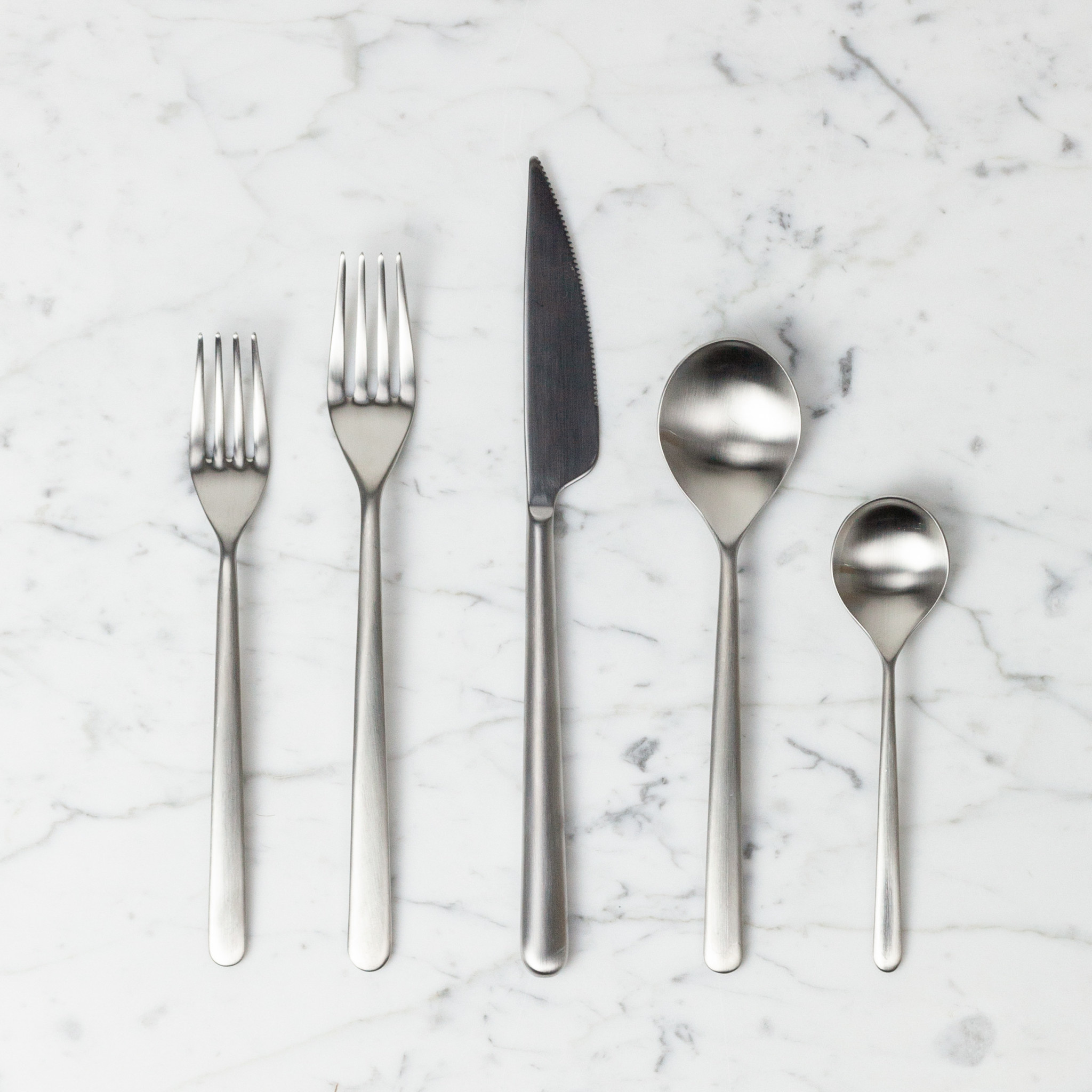 Matte Black Simple Things 5-pc. Flatware Set