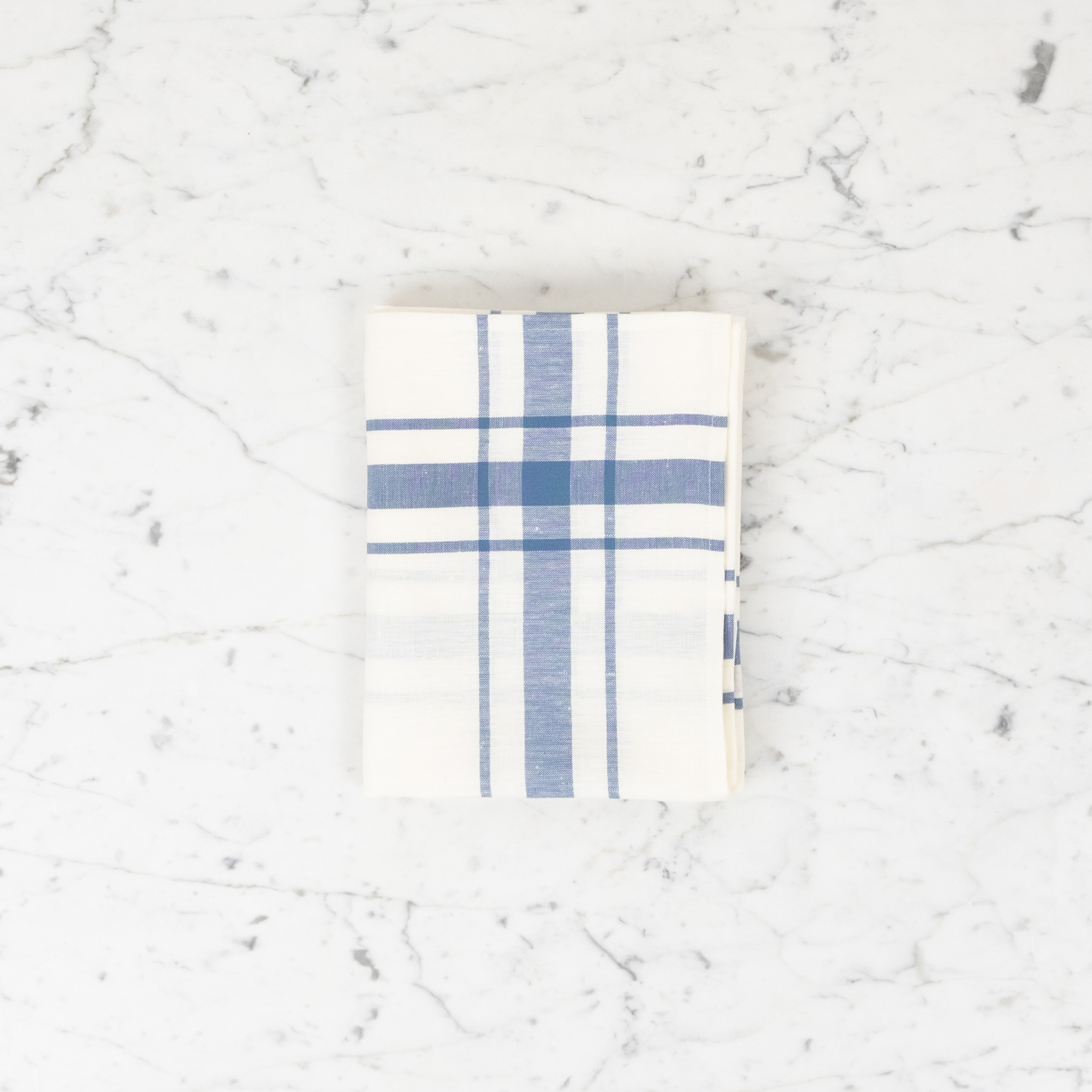 Belgian Linen Tea Towel - Camaret - Jeans - 27"