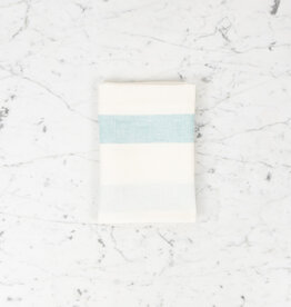 Belgian Linen Tea Towel - Porticcio - Turquoise - 27"