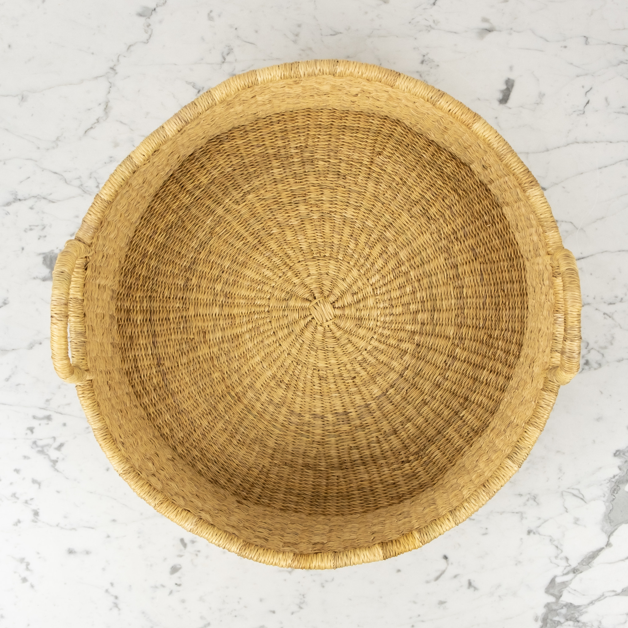Handwoven Low Bolga Tray - 19" Large