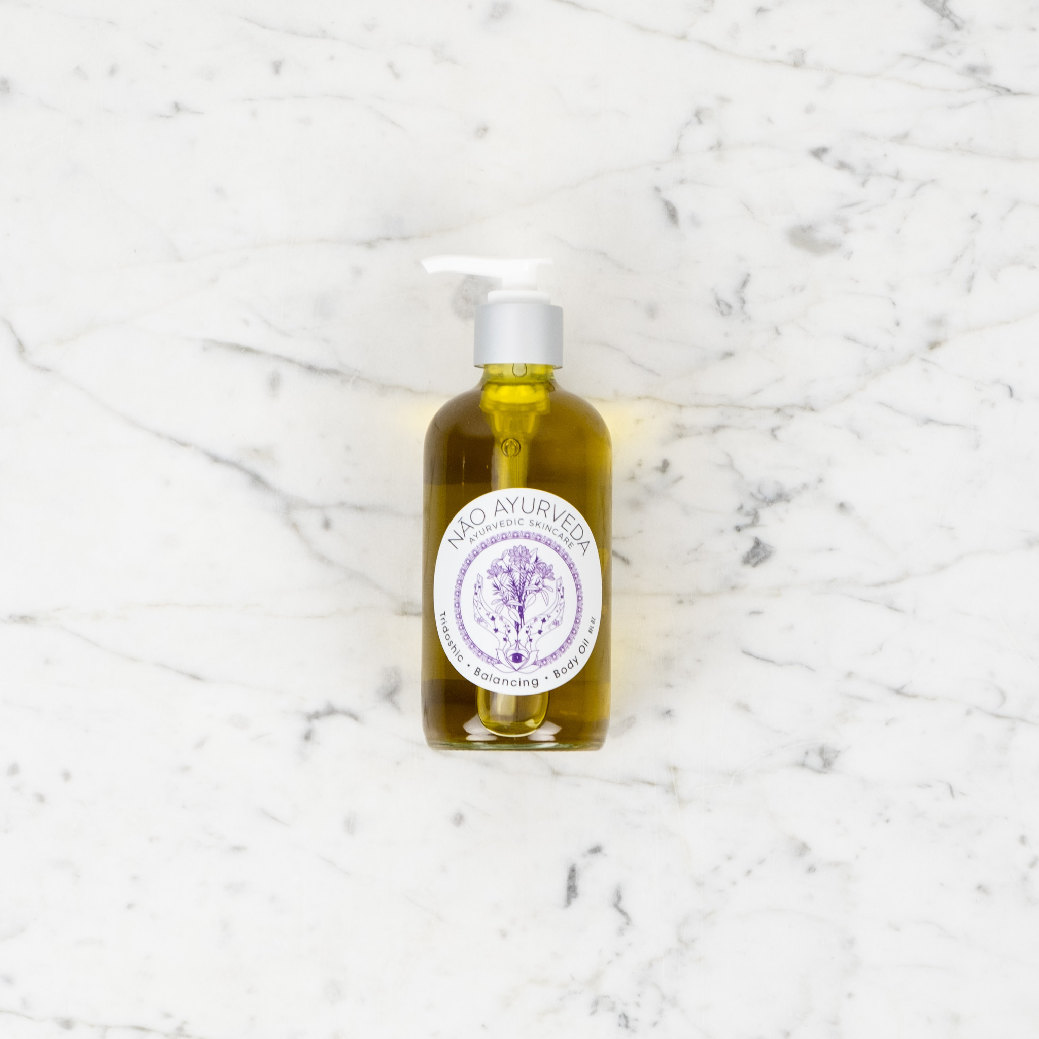 Nao Ayurveda Ayurvedic Body Oil - Tridoshic Balancing - 8 oz