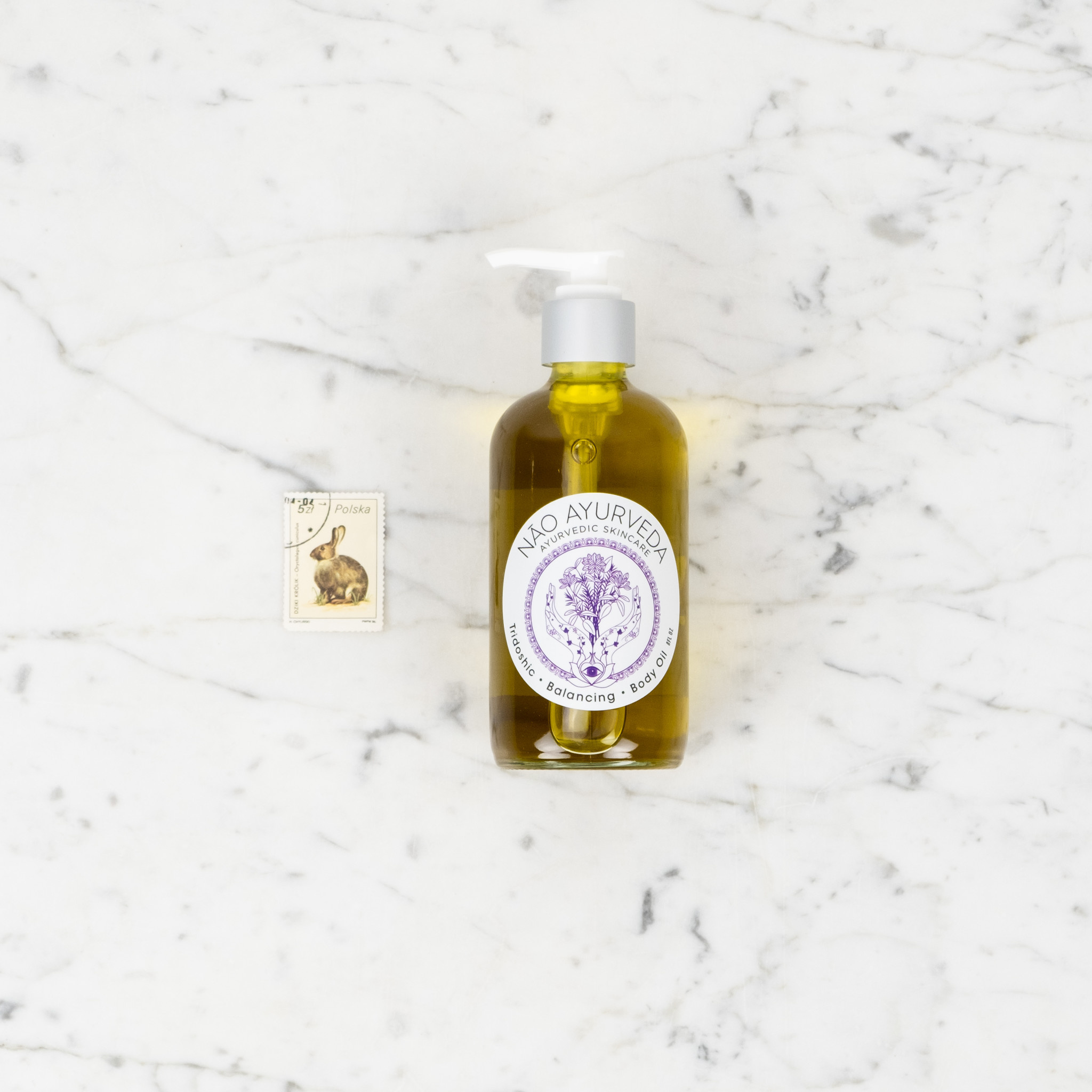 Nao Ayurveda Ayurvedic Body Oil - Tridoshic Balancing - 8 oz