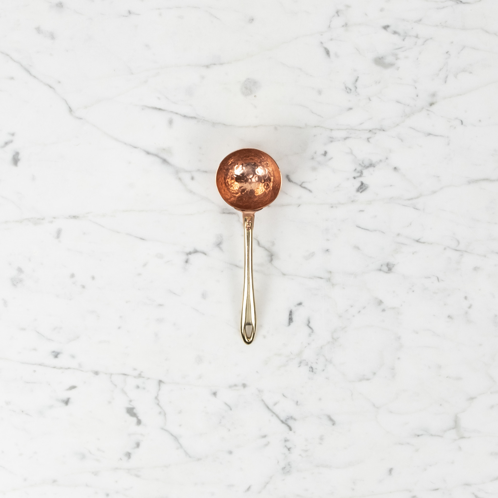 Copper and Brass Scoop 6.25"