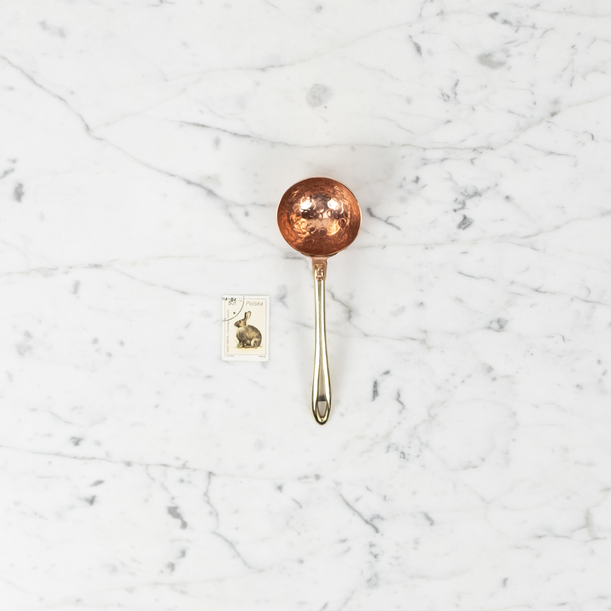Copper and Brass Scoop 6.25"