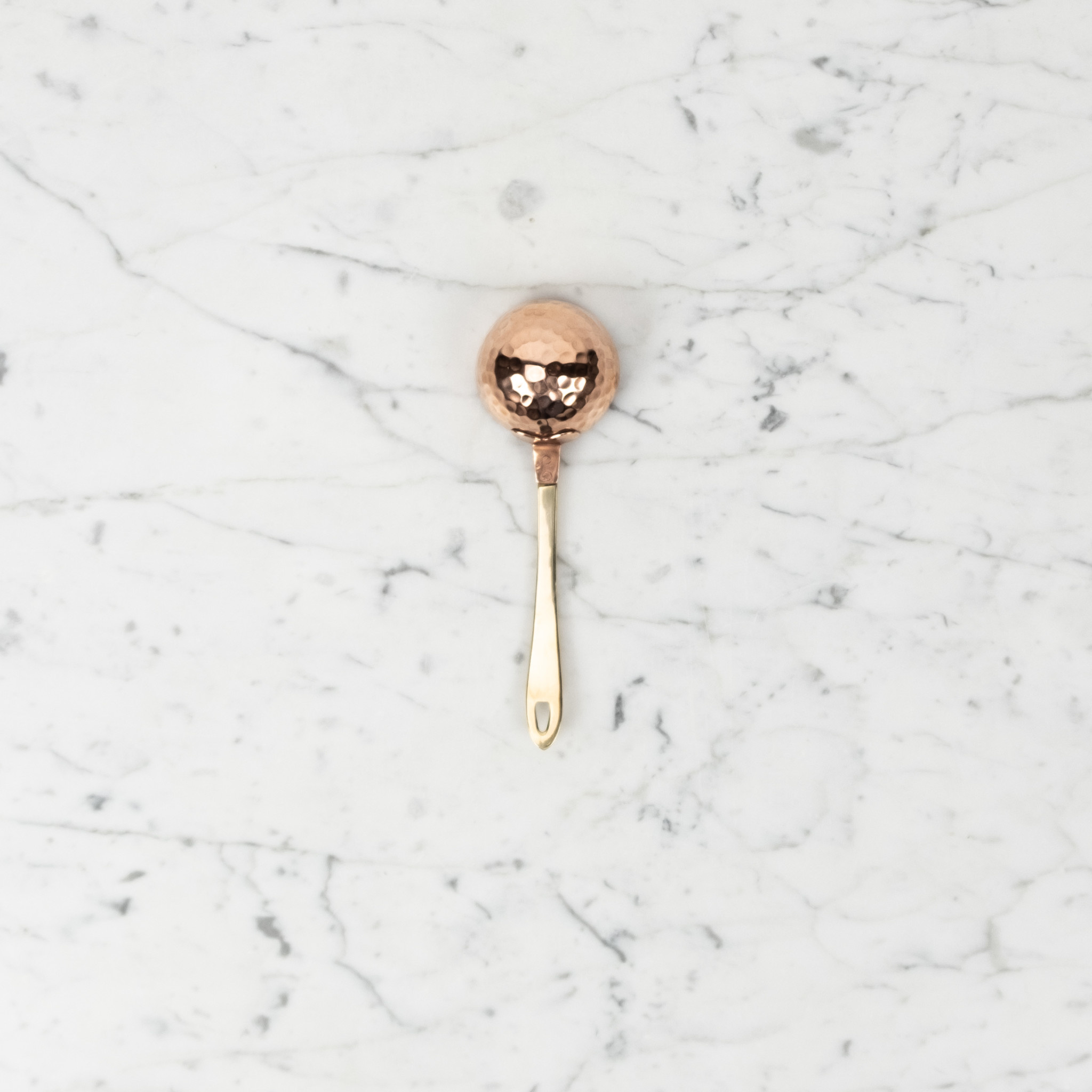 Copper and Brass Scoop 6.25"