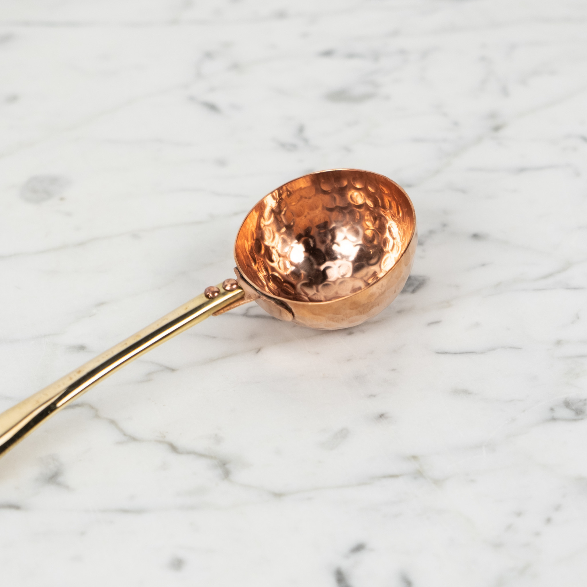 Copper and Brass Scoop 6.25"