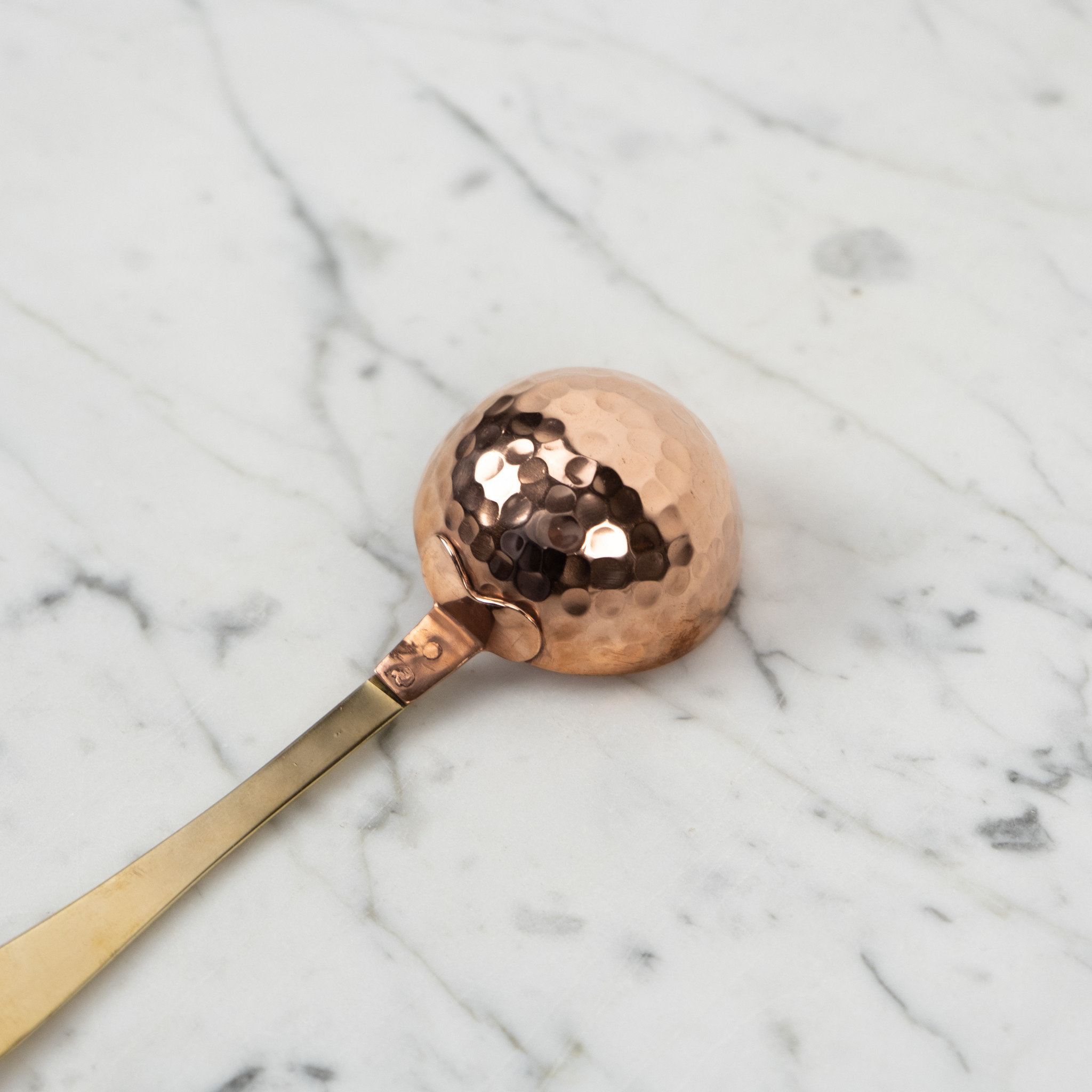Copper and Brass Scoop 6.25"
