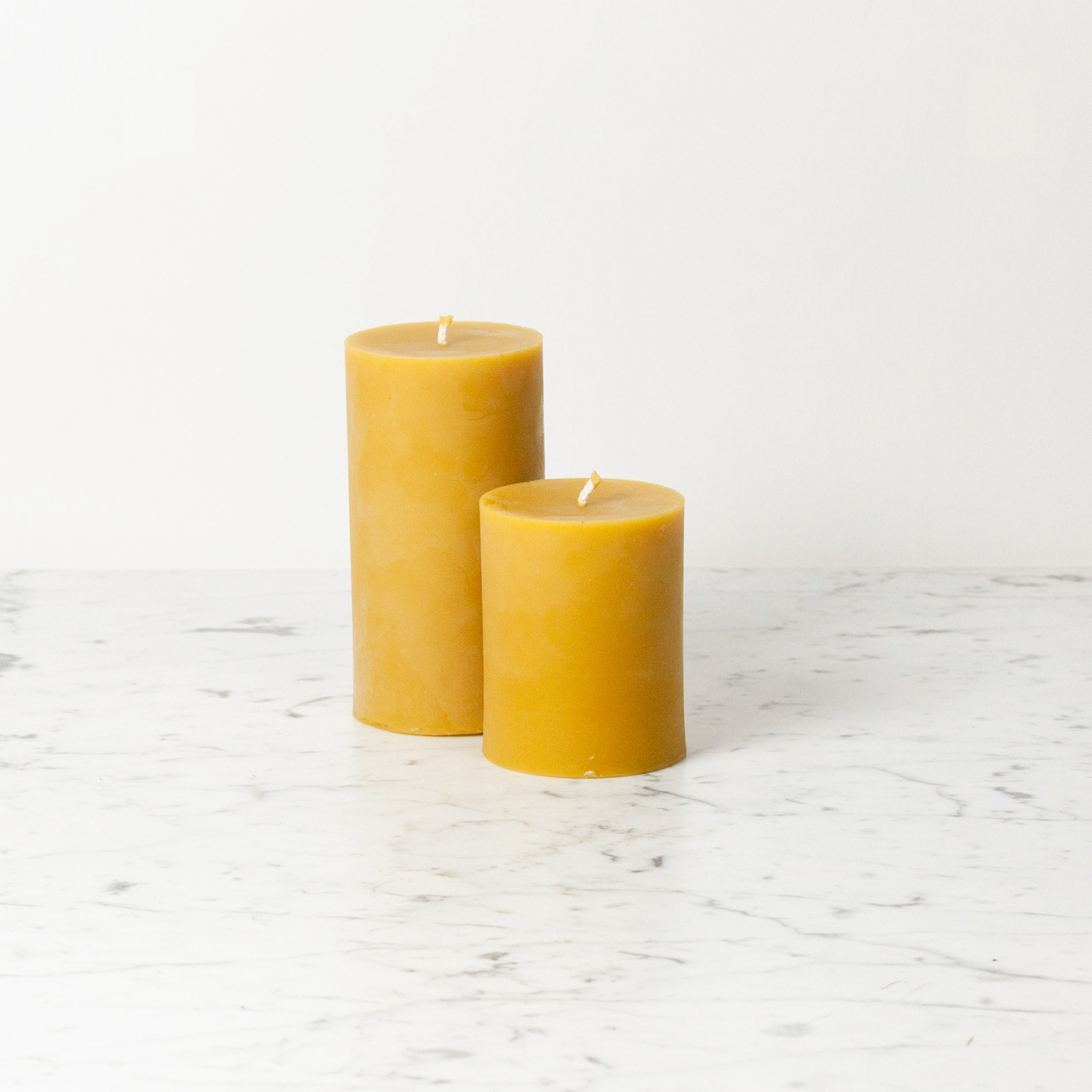 Old Mill Candles Beeswax Pillar Candle - 3.75" Small