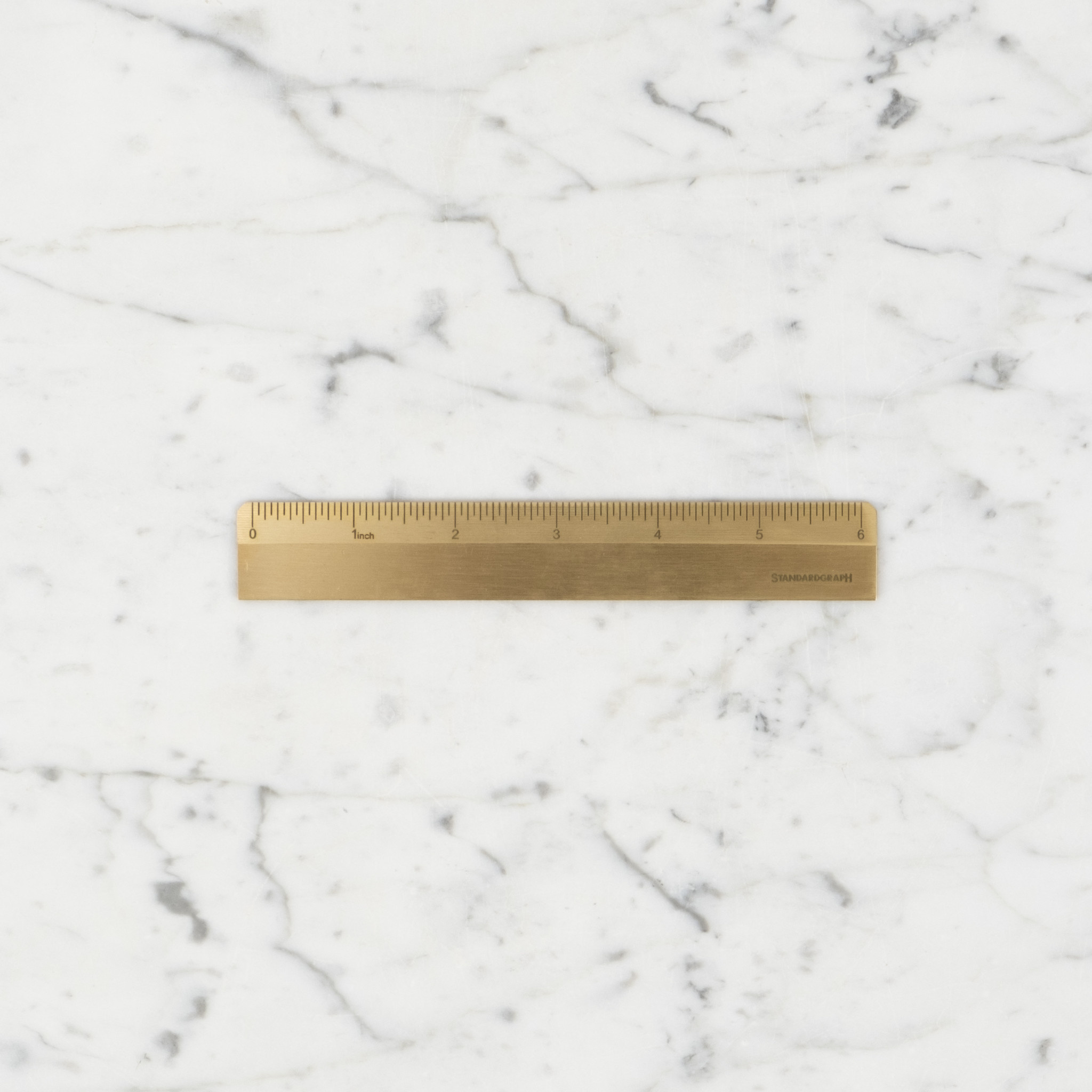 Brass Ruler - Inch Scale