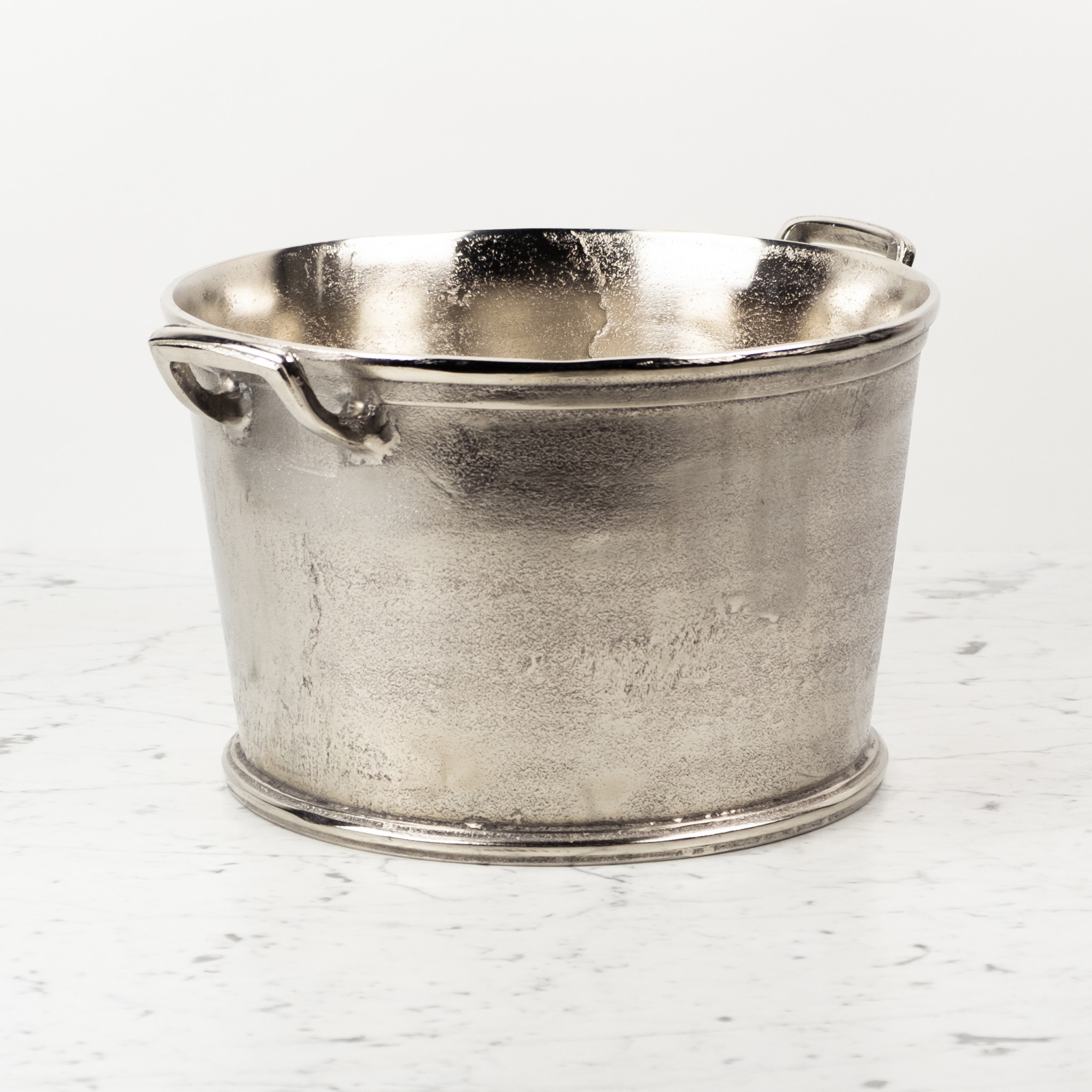 Round Champagne Bucket or Planter w. Handles - 11x15"