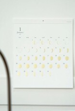 Lunar Moon Cycle Calendar - 2026 - Gold