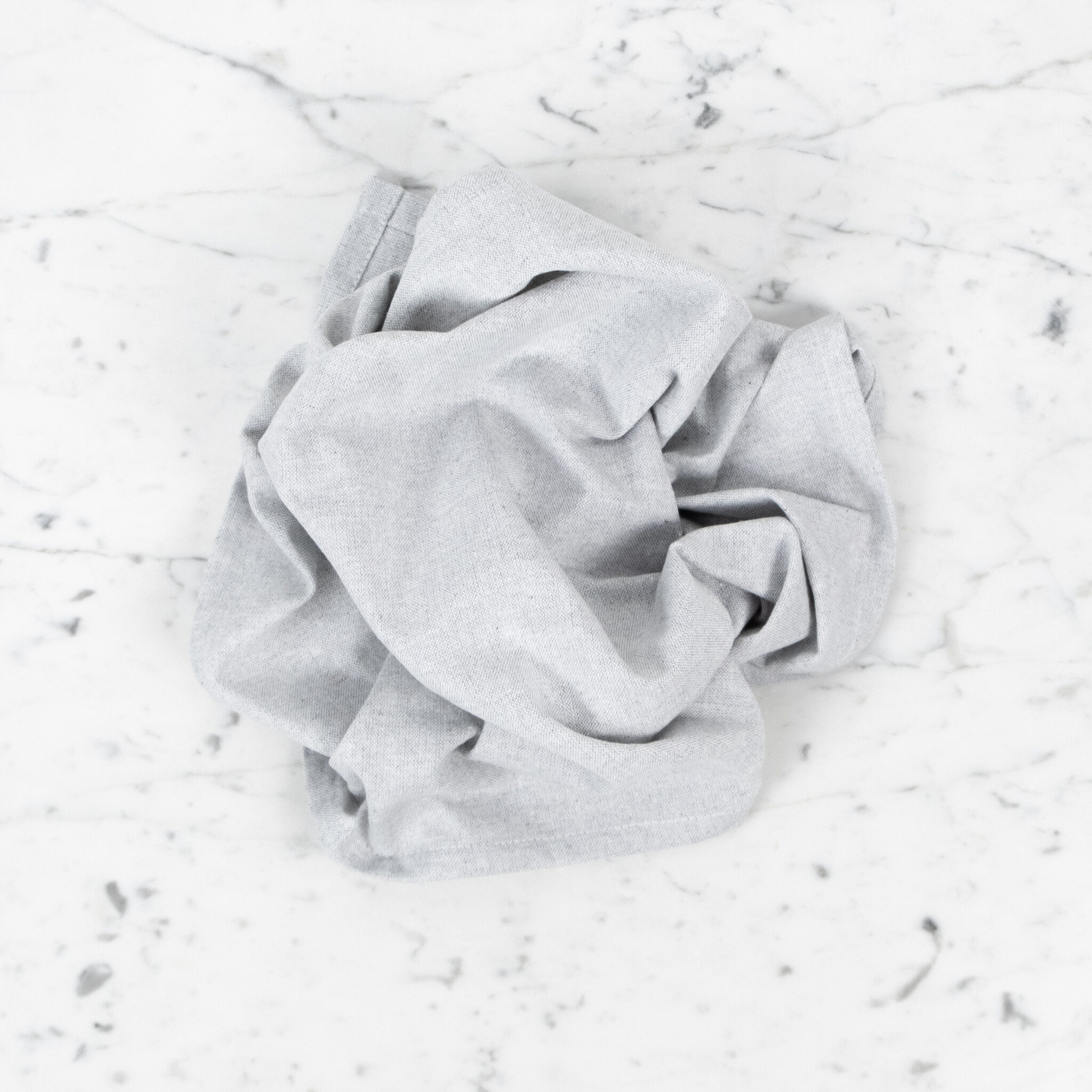 Recycled Cotton Chambray Napkin - Light Grey - 18 x 18"