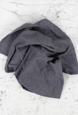 Recycled Cotton Chambray Napkin - Dark Grey - 18 x 18"