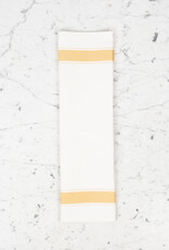 Italian Cotton Kitchen Towel - Herringbone Yellow - 26in x 23in