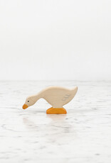 Wooden Goose Eating