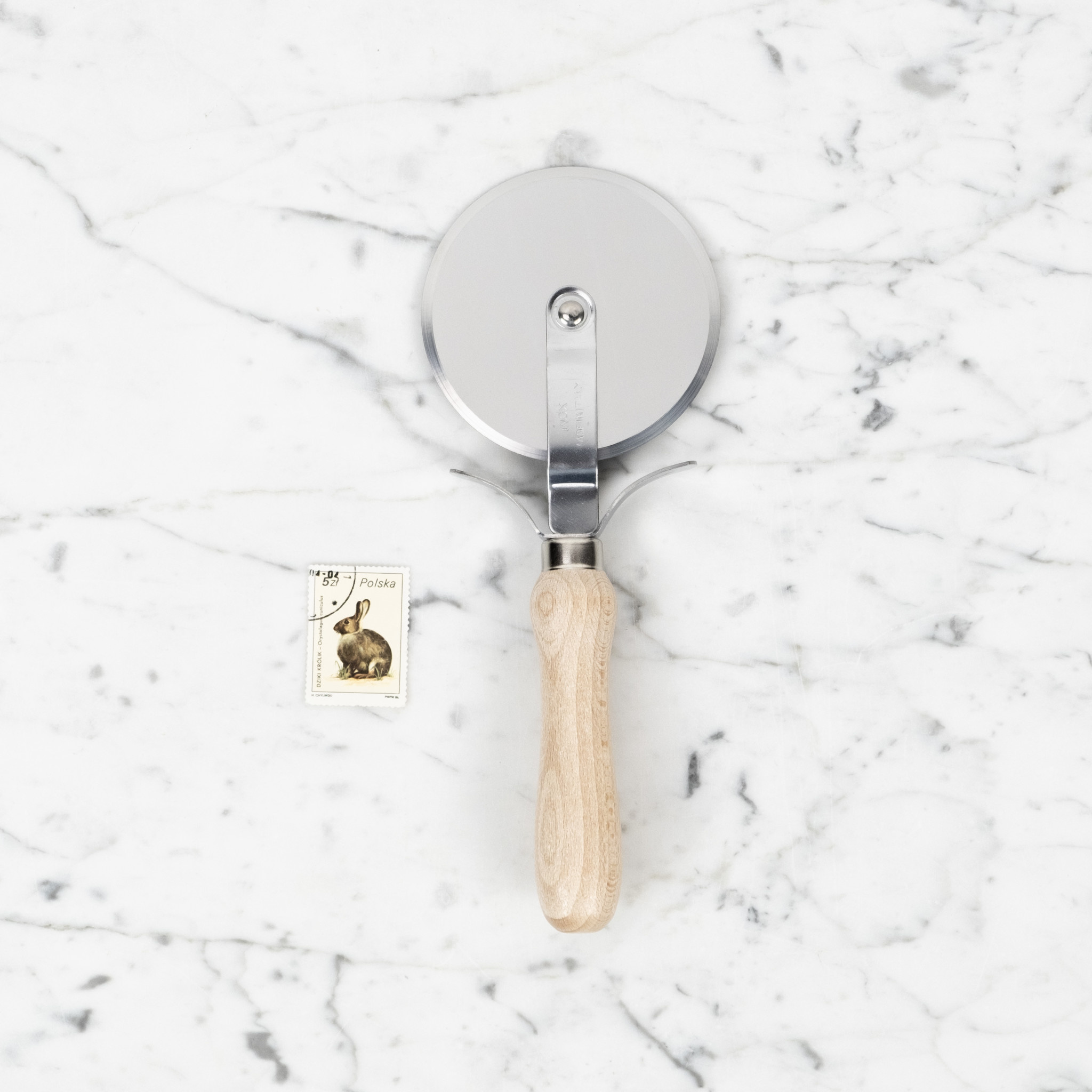 Italian Beechwood Pizza Slicer