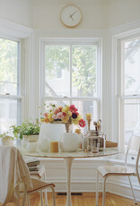 Lemnos Clocks Japanese Plywood Wall Clock - White - 12"