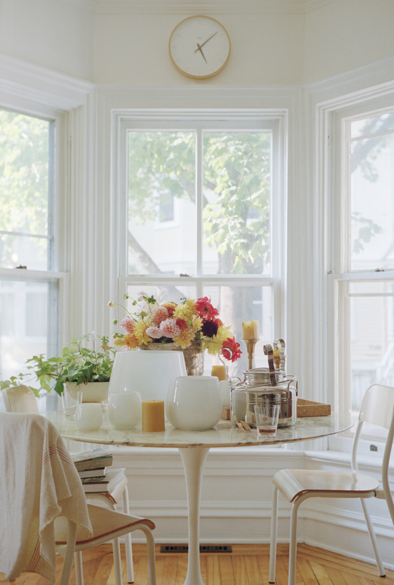 Lemnos Clocks Japanese Plywood Wall Clock - 12"