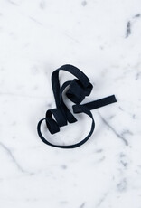 Italian Cotton Ribbon 1/4" Wide- Sold Per Yard- Indigo Blue