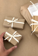 Foundry's Signature Ivory Cotton Ribbon 1/4" Wide- Sold Per Yard