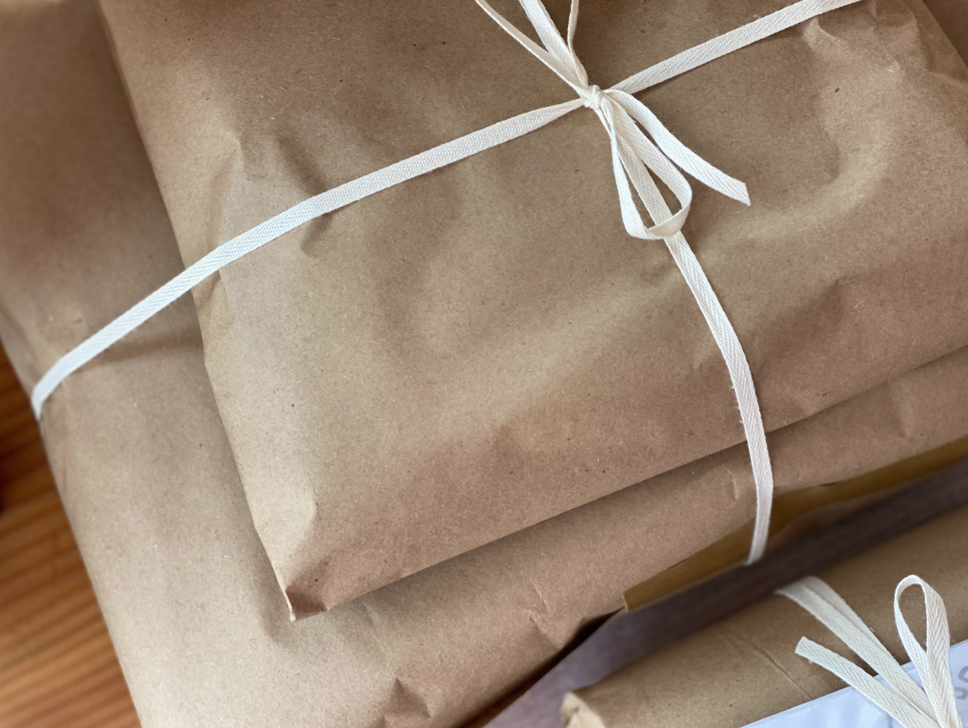 The Foundry Home Goods Foundry's Signature Ivory Cotton Ribbon 1/4" Wide- Sold Per Yard