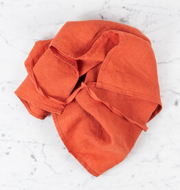 Linge Particulier French Linen Apron Towel - Terracotta