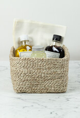 Jute Square Storage Basket  Low- 7 x 7 x 5"
