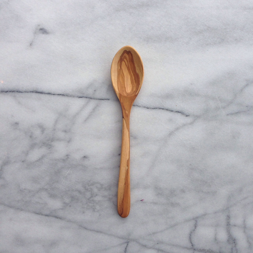Olivewood Oval Serving Spoon Large - 12"