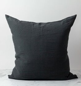 French Linen Pillow Cover - 20" - Storm Grey