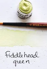 Beam Paints Beam Ethical Mica Watercolor Paintstone #61 Fiddlehead Green