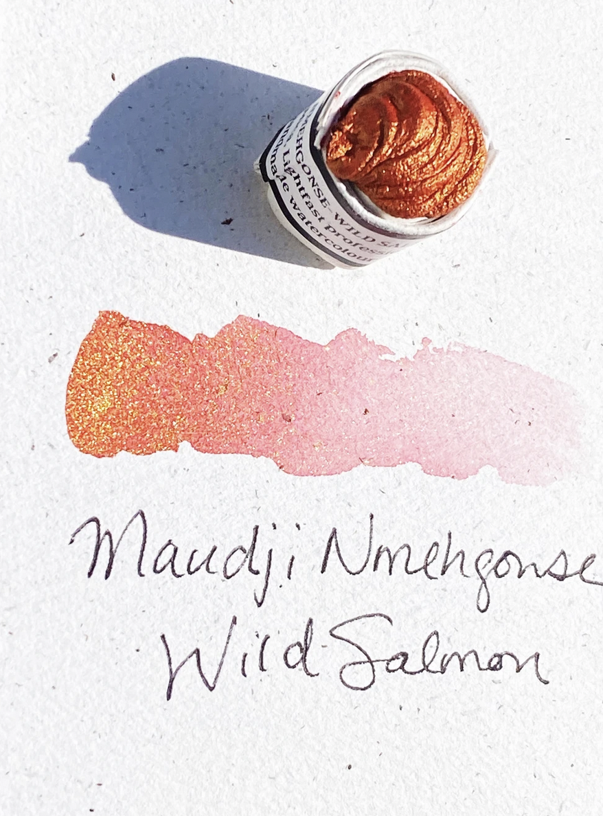 Beam Paints Beam Watercolor Paintstones #39 Maudji Nme'gonse Wild Salmon