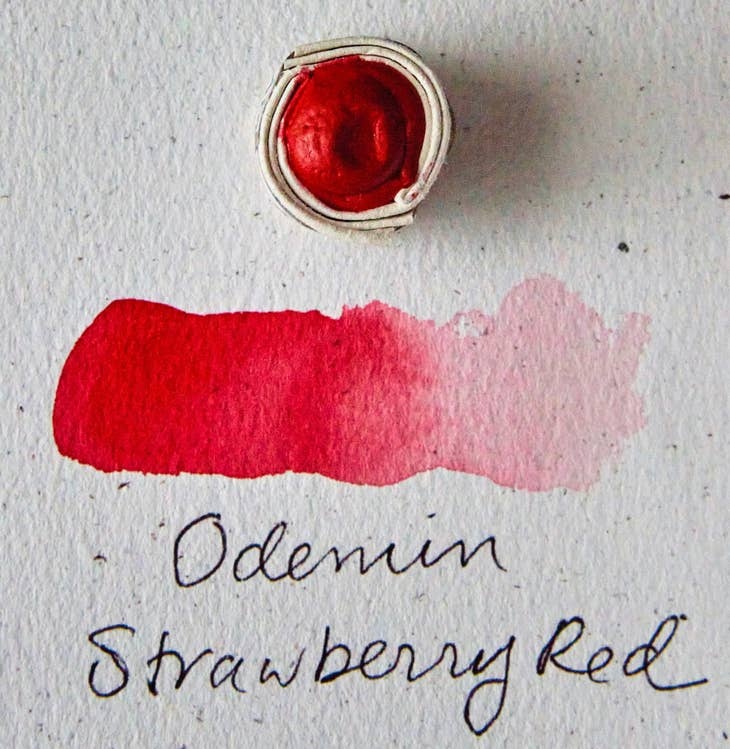Beam Paints Beam Watercolor Paintstones #31 Neebin Giizis'aande Summer Sun Strawberry Red