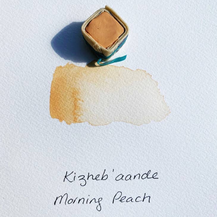 Beam Paints Beam Watercolor Paintstones #59 Kizheb'aande  Morning Peach