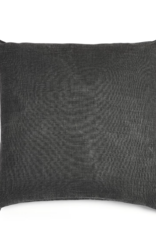 Belgian Linen Ile de Re  Pillow COVER ONLY - 25" - Black