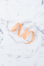 Italian Cotton Ribbon 1/4" Wide- Sold Per Yard- Blush Pink