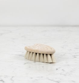 Swedish Heart Shaped Birch + Goat Hair Baby Brush