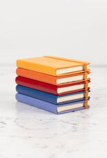 Rhodiarama Hardcover Notebook - Lined -  Marigold Orange A6 - 3.5 x 5.5"