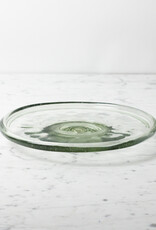 Hand Blown Glass Cake Plate Stand