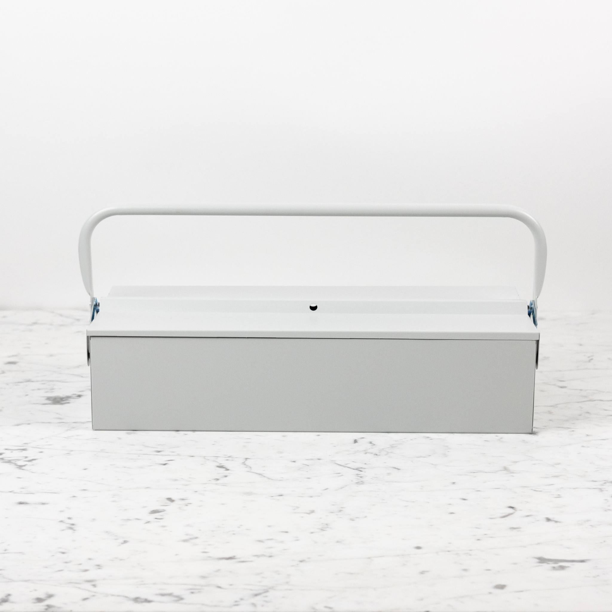 Metal Plus Italy Italian Single Layer Steel Tool Box - Light Grey