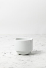Hasami Round Bottom Straight Sided Porcelain Tumbler - White - 8.4 oz -3.4 x 2.8"