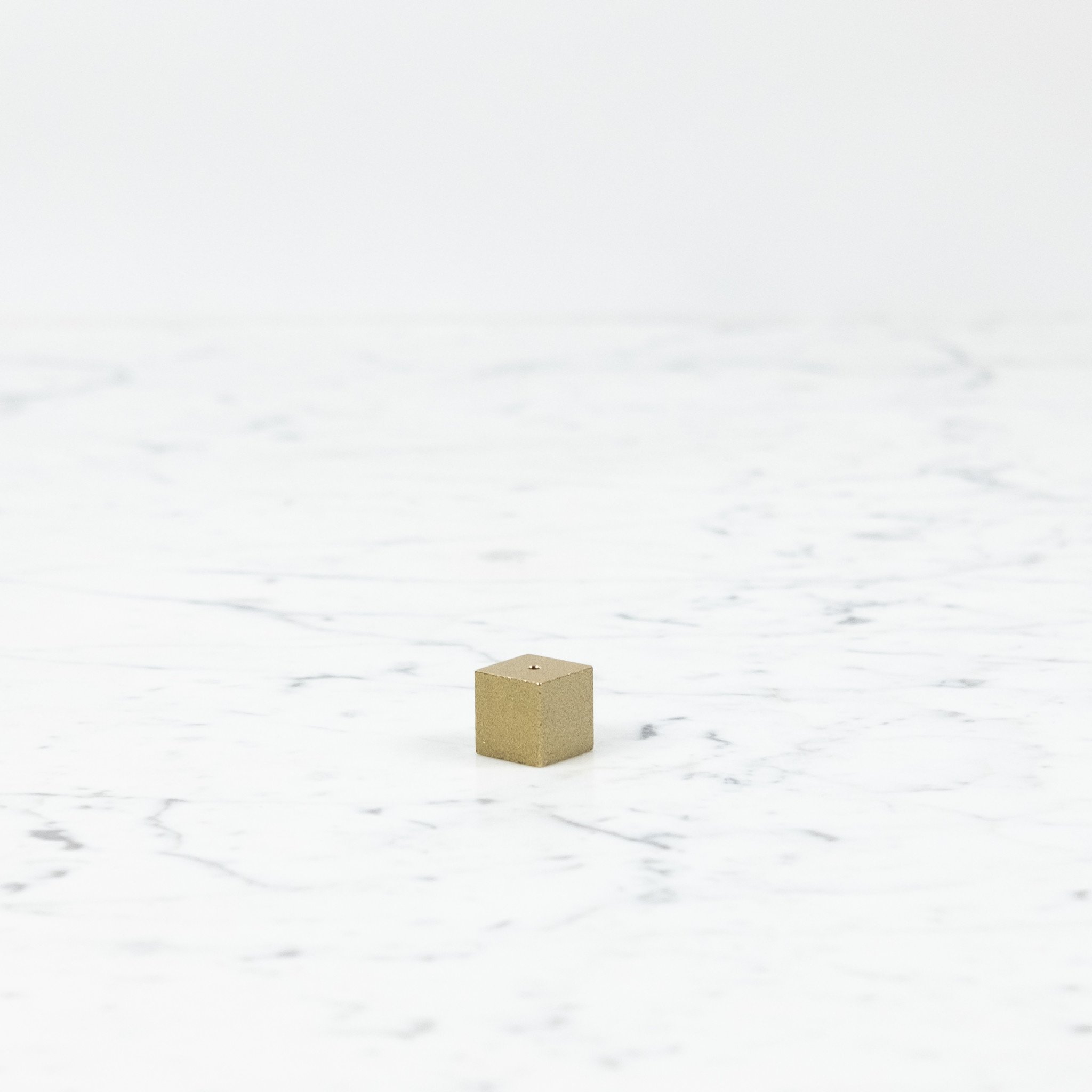 Cube Incense Holder - Brass