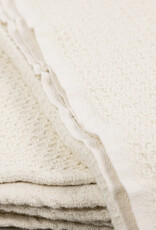 Lithuanian Cotton Waffle Blanket - 57" x 82" - Ecru