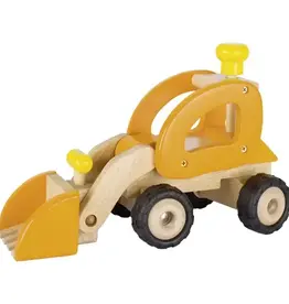 Yellow Wooden Wheel Loader Truck
