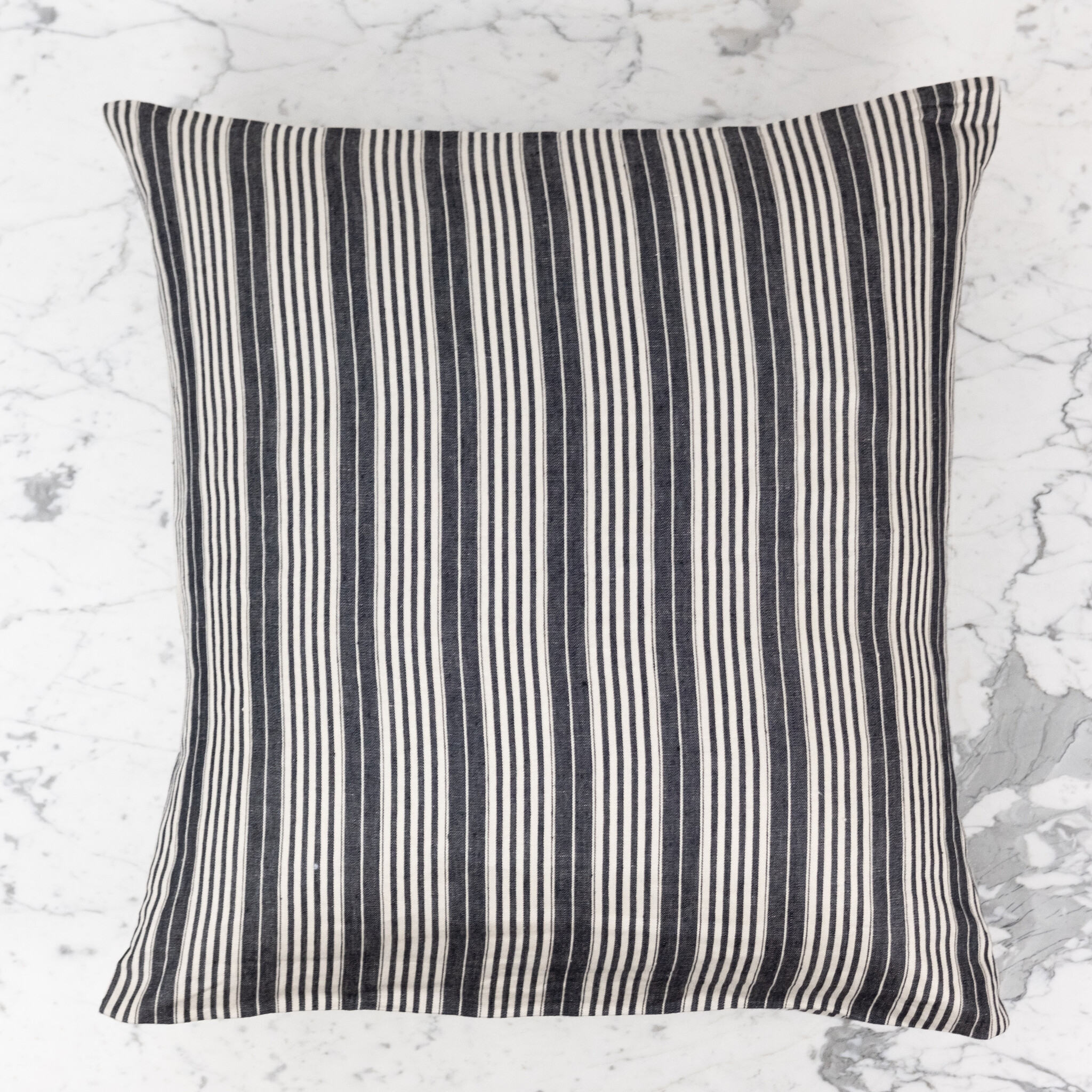Belgian Linen Pillow COVER ONLY - 26" - Tack Stripe