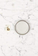 Hasami Hasami Low Profile Plate - Ash White- 3.3/8" x  .47" HAW101