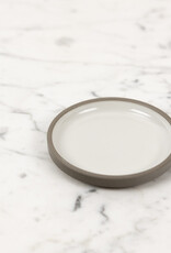 Hasami Hasami Porcelain Low Profile Plate - 3.375 D x .4375H - Gloss Ash White