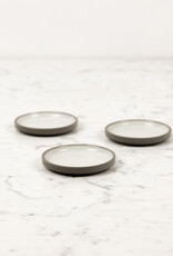 Hasami Hasami Low Profile Plate - Ash White- 3.3/8" x  .47" HAW101