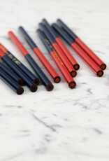 Box of 12 Kita-Boshi Pencils Vermillion Red/Prussian Blue